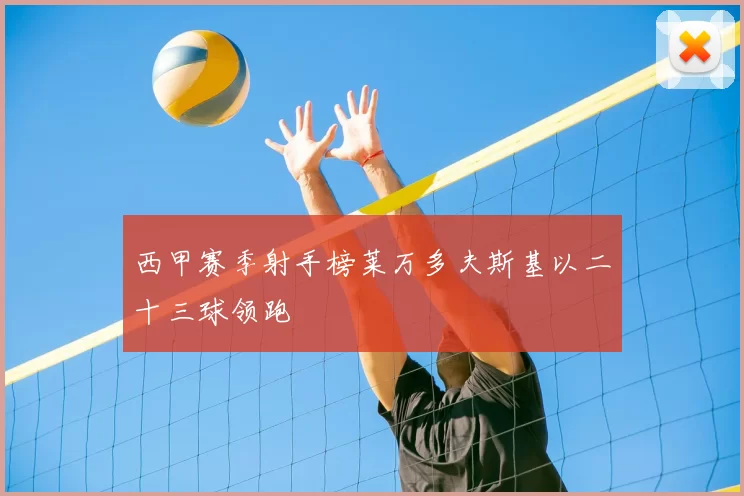 西甲赛季射手榜莱万多夫斯基以二十三球领跑